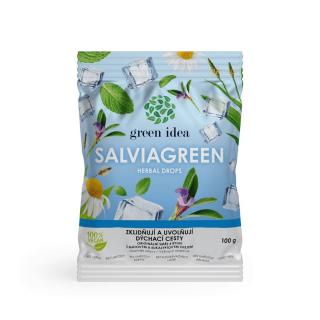 Green Idea Salviagreen bylinné cukríky 100 g