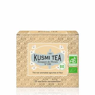 Kusmi Tea Organic Bouquet of Flowers N°108, 20 mušelínových sáčkov (40 g)