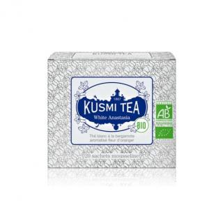 Kusmi Tea Organic White Anastasia, 20 mušelínových sáčkov (40 g)