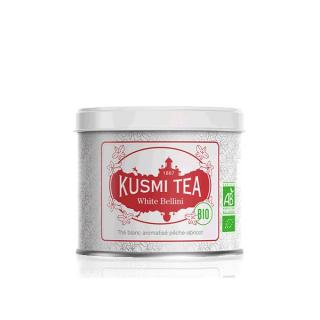 Kusmi Tea Organic White Bellini sypaný čaj v plechovce 90g