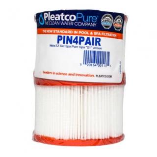 Pleatco PIN4 PAIR Intex S1 filtračné kartuše pre vírivky (Pure Spa, Intex 29001 Whirlpool)