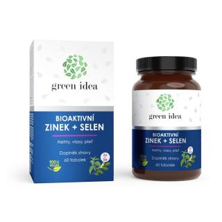 Topvet Green Idea Bioaktívny Zinok + Selén 60 kapsúl