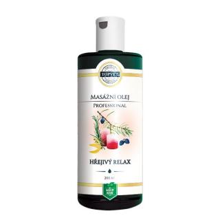 TOPVET Hrejivý relax - masážny olej professional 200 ml