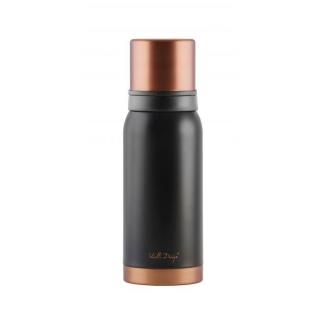 Vialli Design turistická termoska FUORI čierna 1 l (black rose gold)