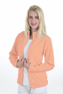 Zdravotnícka mikina MACA Farba: Broskyňová, Veľkosť: S
