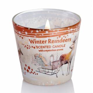 Bartek Candles Winter Reindeers - Letit Snow 115 g