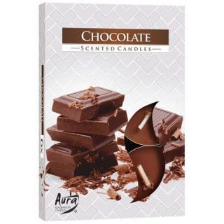 Bispol Čajové sviečky CHOCOLATE 6 ks