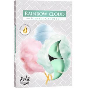 Bispol Čajové sviečky RAINBOW CLOUD 6 ks