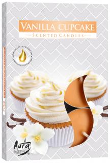 Bispol Čajové sviečky VANILLA CUPCAKE 6 ks