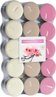 Bispol Čajové sviečky VANILLA ORCHID 30 ks