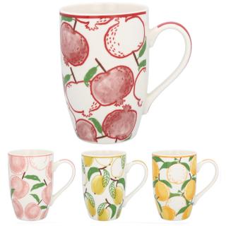 HOME Hrnček porcelánový OVOCIE 490ml