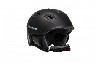 BLIZZARD DEMON ski helmet, black matt/silver squares