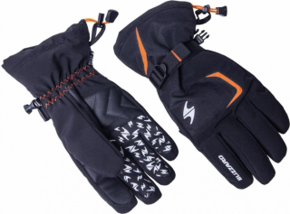 Blizzard Reflex ski gloves black/orange