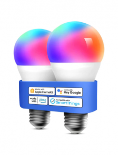 Meross MSL120HKKlT-EU -Smart Wi-Fi LED Bulb RGBWW (2 Pack) - Inteligentná LED žiarovka Wi-Fi