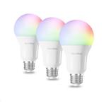 TechToy - TSL-LIG-A70-3PC - Inteligentná žiarovka RGB 11W E27 sada 3ks