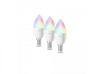 TechToy - TSL-LIG-E14-3PC - Inteligentná žiarovka RGB 4,5W E14 sada 3ks