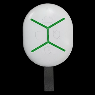 U-Prox - Keyfob B4 White - Kľúčenka na ovládanie bezpečnostného systému