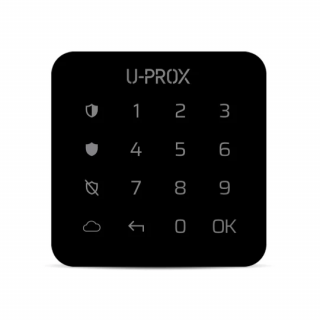 U-Prox - Keypad G1 Black - Miniatúrna klávesnica s dotykovým povrchom pre jednu skupinu