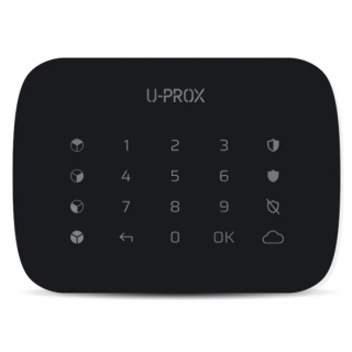 U-Prox - Keypad G4 Black - Viacskupinová klávesnica s dotykovým povrchom