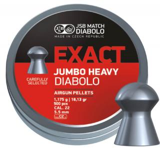 Diabolo JSB Exact Jumbo Heavy 250ks kal.5,52mm