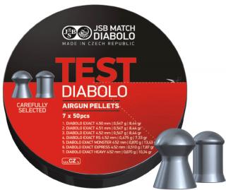 JSB Diabolo Exact TEST kal.4,50mm; 350 ks