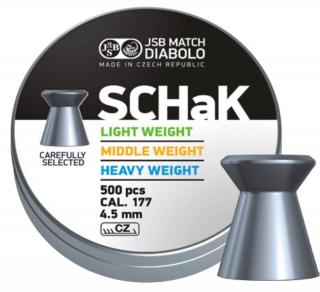 JSB Diabolo SCHaK kal.4,5mm; 500ks