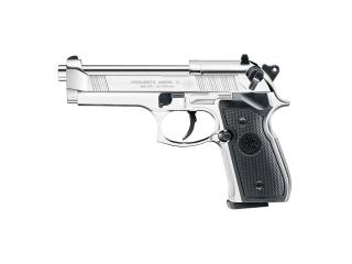 Pištoľ CO2 Beretta M92 FS polished chrome, kal. 4,5mm diabolo