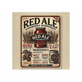 American RED Ale 12° suroviny na 25l