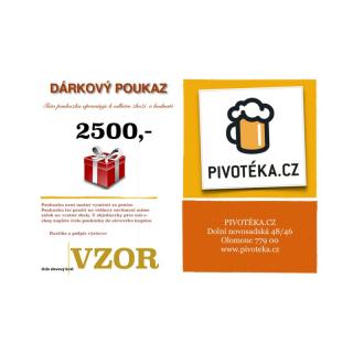 Dárkový poukaz 2500,-