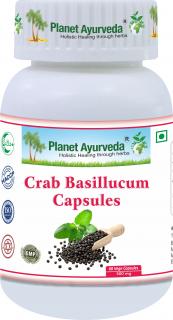 Crab Basillucum- podpora imunity a dýchacích ciest- 500 mg, 60 kapsúl