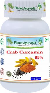 Crab Curcumin 95%- protizápalové a antioxidačné účinky- 500 mg, 60 kapsúl