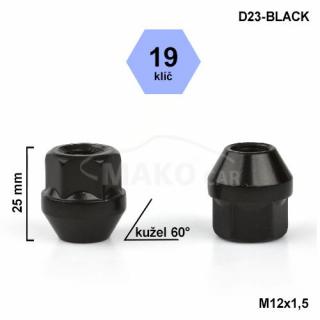 otvorená matica M12x1,25 kužel, kľúč 19, výška 25mm