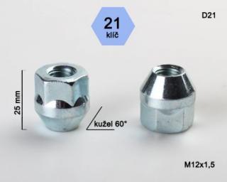 Otvorená matica rozmer : M12x1,5