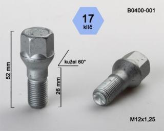 Skrutka M12 x 1,25 mm x 26 mm