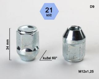 Uzavretá matica rozmer : M12x1,25