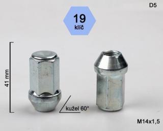 Uzavretá matica rozmer : M14x1,5