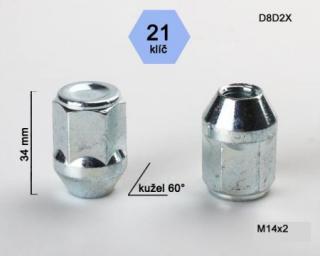 Uzavretá matica rozmer : M14x2,0