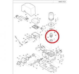 430VISF000A00 ozubený náhon motorčeka 7024