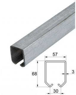 C920G profil GRANDE 57x68x3mm pre závesný systém, predajné len v 2m,3m,4m a 6m dĺžkach (Profil pre závesný systém)