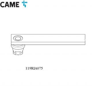 CAME 119RIA075 Upevňovacia konzola brány - FROG - JC (Osadzovacia skrinka FROG JC)
