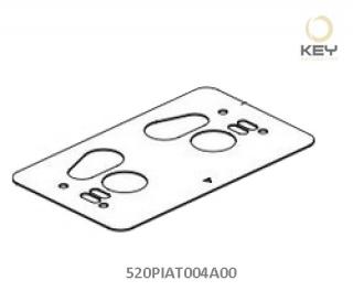 KEY 520PIAT004A00 podstavec pod motor, pozinkovaný pre motor SUN ( SUN4224, SUN4024, SUN7224, SUN7024, SUN1024, SUN5024)