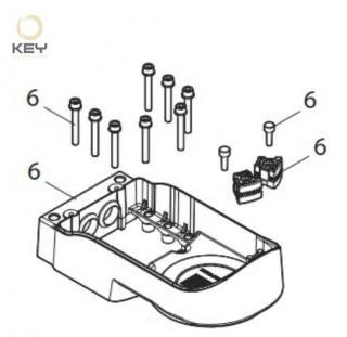 KEY REVO 999SEMS001A00 vrchná čast korpusu  (KEY REVO náhradný diel)