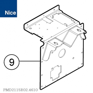 PMD2115R02.4610 - upevňovacia doska prevodovky pre M3BAR, M5BAR, M7BAR č.-9