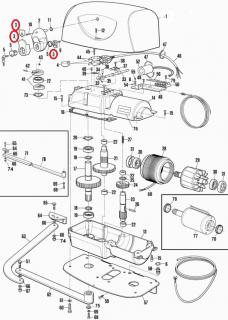 PPD1011A.45401 krytka zámku pre HYPPO/ SIGNO, RAL7016