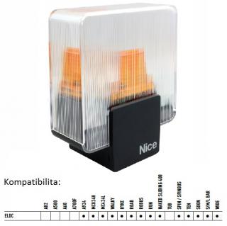 signálna lampa LED číra ERA LIGHT 12-36 V/ DC s integrovanou anténou 433.92MHz, 155x130mm, náhrada za ELB a EL24