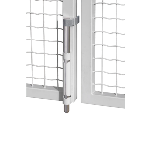 VSF-K-ALUMQF1BL - LOCINOX® VSF mechanický rígeľ Ø19 mm, oceľový pozinkovaný, bez povrchovej úpravy RAL, na profil 40 mm a viac