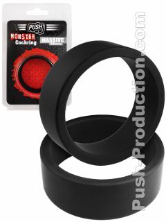 Monster Cockring Push Massive Silicone 40mm