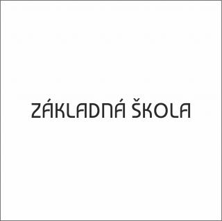 3D nápis z tvrdeného polystyrénu: Základná škola (Elegant)