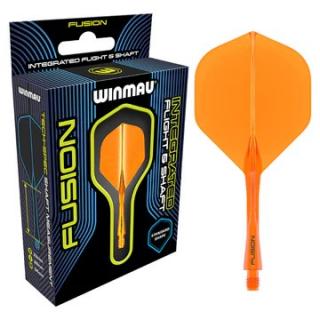 8788-Letky Winmau FUSION MEDIUM ORANŽOVÉ - úzky závit  (FUSION - dĺžka násadky 34 mm)