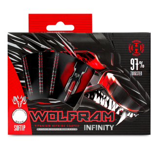 Šipky Harrows-SOFTIP WOLFRAM INFINITY 97 % 18 gr. (LETHAR)